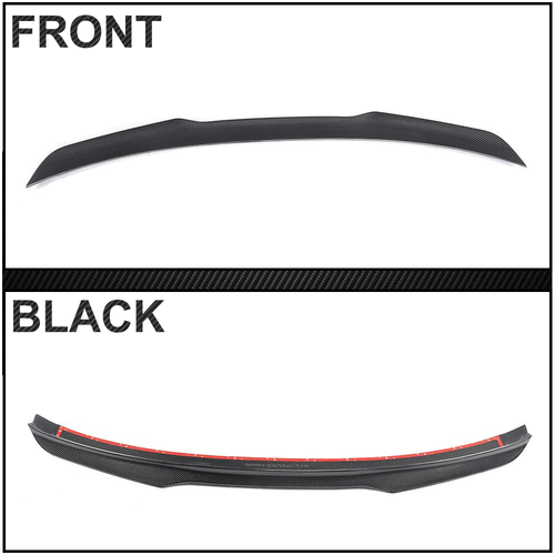 Fit For Ford Mustang 2015-18 REAL Carbon Fiber Rear Trunk Boot Spoiler Wing Lip - Picture 9 of 10