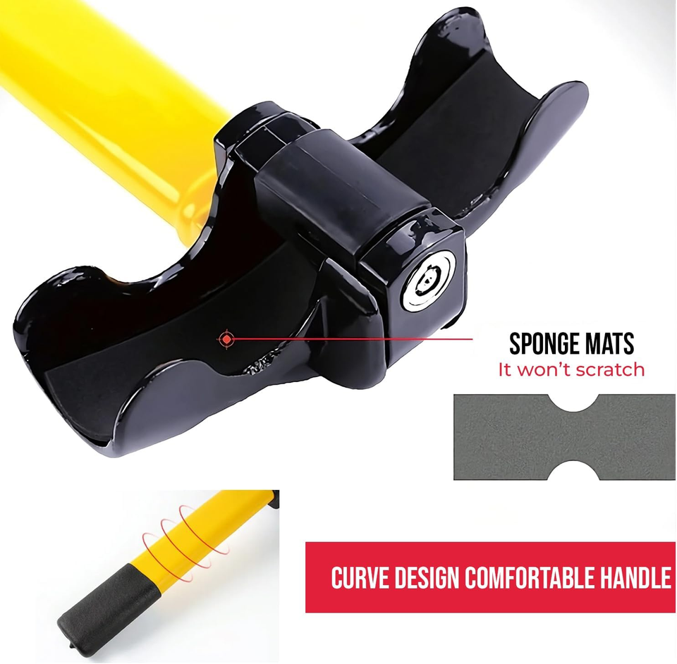 Live4Gadgets 'Pro' Car Steering Wheel Lock Universal Fit Maximum