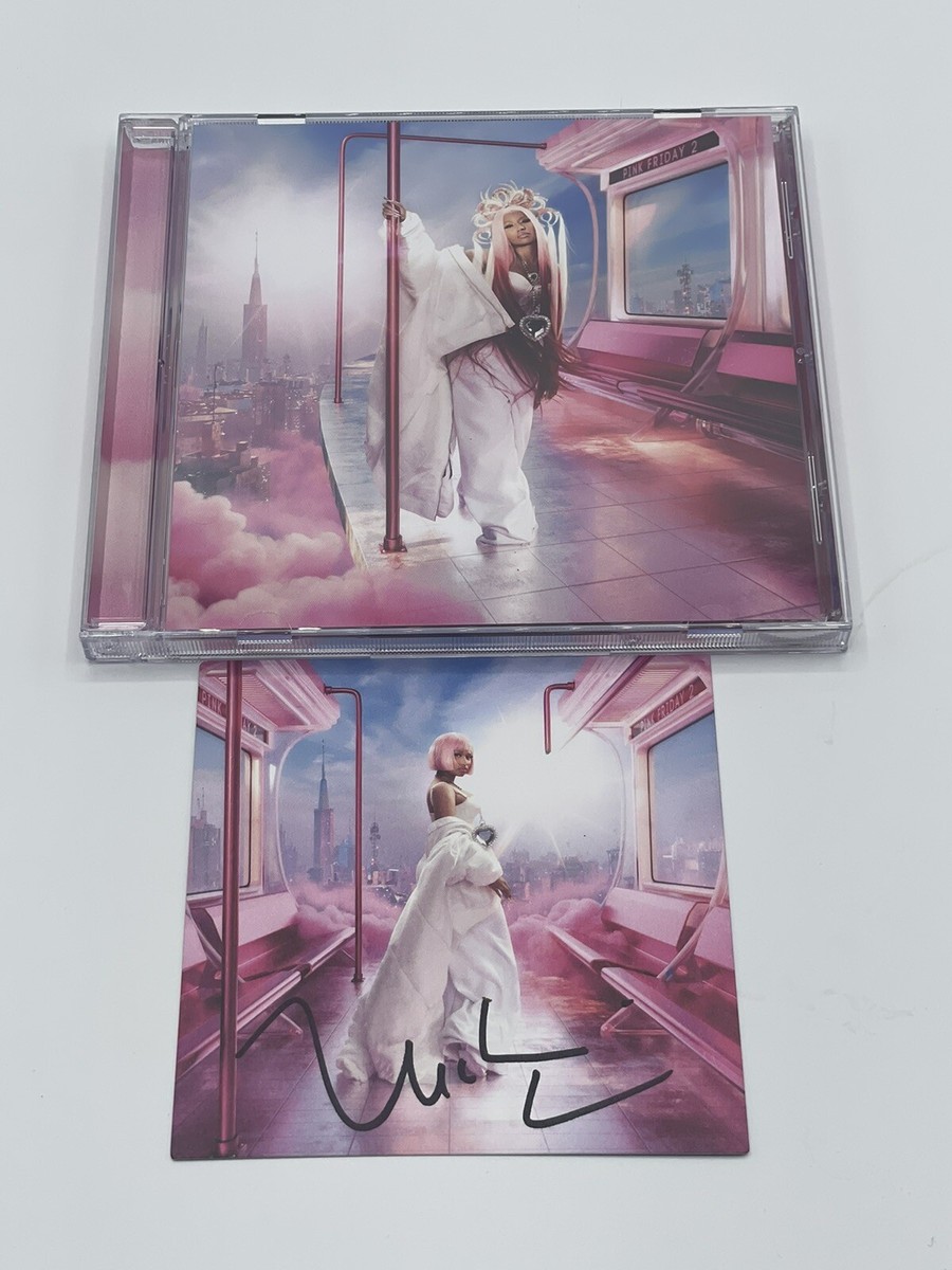 NEW Nicki Minaj Pink Friday 2 CD with SIGNED Autographed Art Card