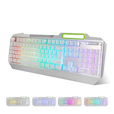 RGB LED Backlit Gaming Keyboard with Anti-ghosting, Light up Keys