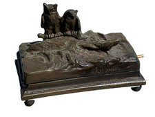 ANTIQUE FRANZ  BERGMAN NAMGREB NOVELTY BRONZE