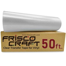 Clear Transfer Tape for Vinyl Roll   Lay Flat Application Tape, Cricut  Silh...