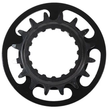 Samox Bosch GEN 2 Steel CNC Chainring with Single Chainguide - 16t Boost, Black