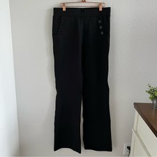 Betabrand Black Work Career Office Business Casual Yoga Pants W1341-BLK Medium