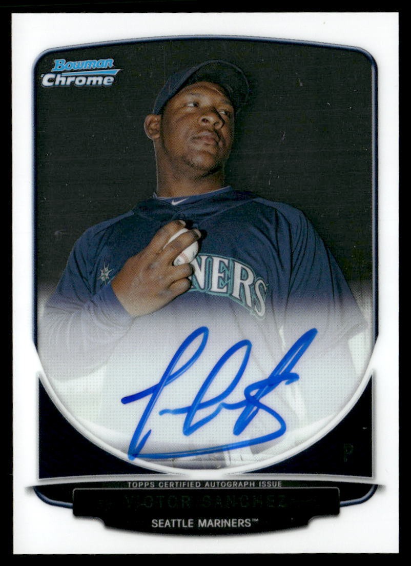 Victor Sanchez 2013 Bowman Chrome Prospect Autographs #BCP-VS - Seattle Mariners
