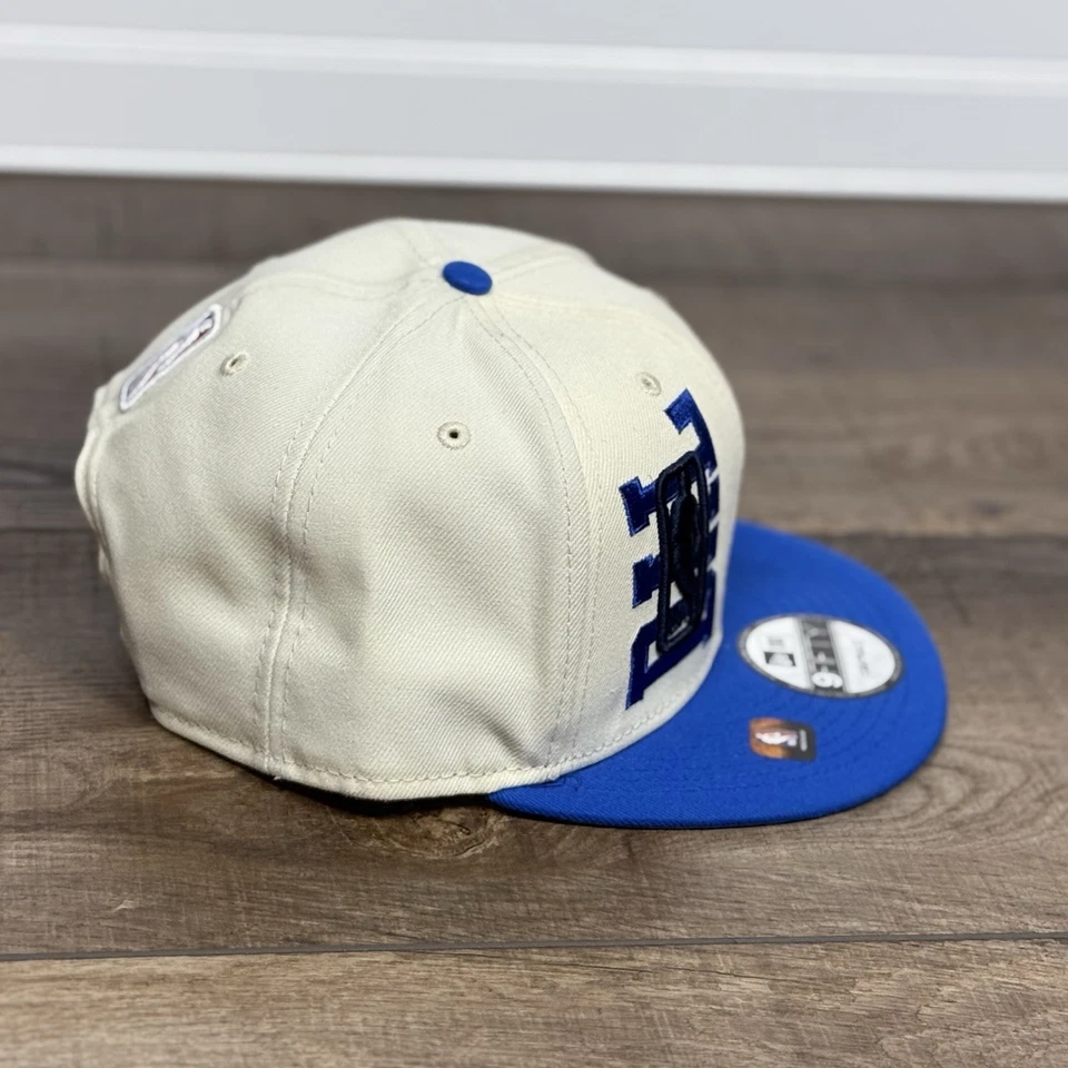 Men's Dallas Mavericks New Era 2022 Draft Cap 9FIFTY Snapback Hat White Blue BAL - Image 4 of 4