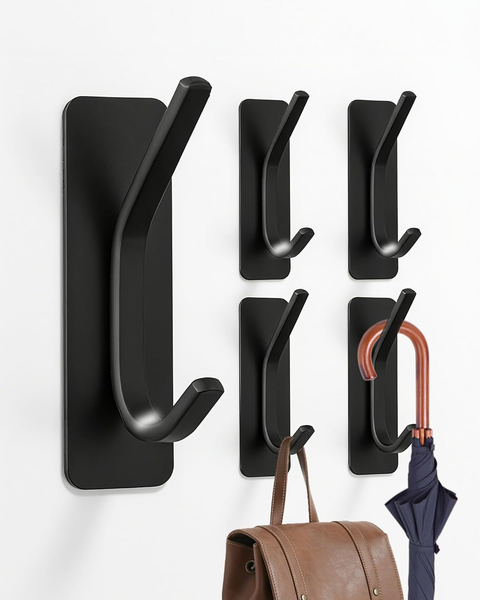 Klebehaken Extra Stark Kleiderhaken Wand, Handtuchhalter Ohne Bohren, Garderoben-image
