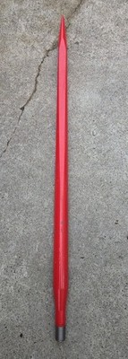   Bale Spear 47'' L × 1-3/4'' Diameter, 1-1/8'' Thread, Red Coated, 2000 Lb ( 1 Pc)