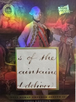 Holy Roman Emperor Joseph II 2025 Pieces Of The Past 1700 s Hand Written Relic