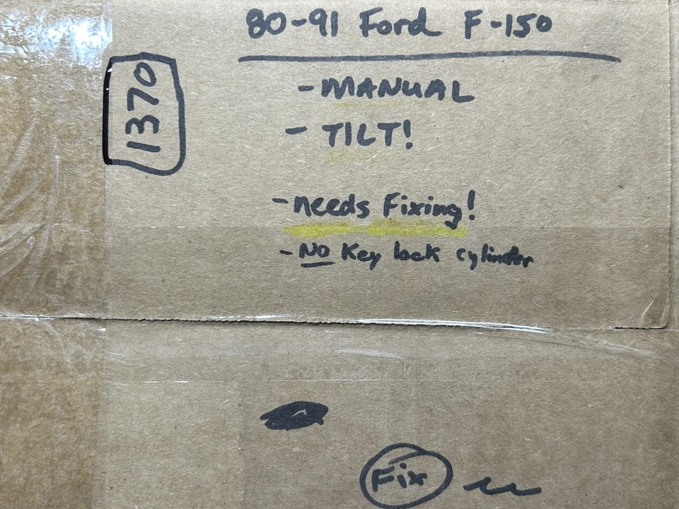FIX 80-91 FORD F-150 - COLUMNA DE DIRECCIÓN - INCLINACIÓN + MANUAL 4 ~ 5 velocidades sin llave zf5 Foto 2 de 4