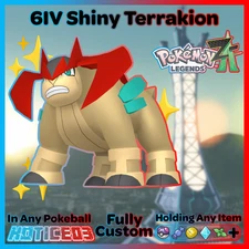 ✨ Shiny Terrakion 6IV ✨ Mega Dimension Pokemon Legends ZA Ready 🚀 Fast 🚀