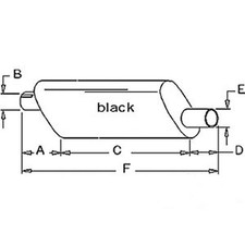 10a31300 Muffler For Mpl Moline Tractor Models 2155 2655 G1000