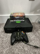 Original Microsoft Xbox Console Bundle With 5 Games Tested