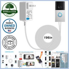 18V Power Adapter for Video Doorbells 110V-240V AC to DC Compatible with Ring