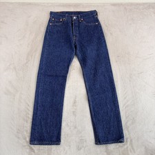 Vintage 90s Levi  s 501xx Dark Blue Indigo Denim Jeans Men 30x32 Fits 28x30 USA