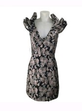 Free People X Saylor Maeve Ruffle Rose Mini Dress XS NWT