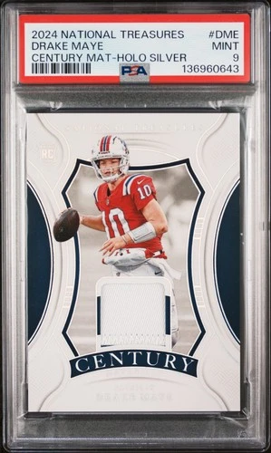 2024 NATIONAL TREASURES CENTURY MATERIALS HOLO SILVER DRAKE MAYE RC 3/25 PSA 9