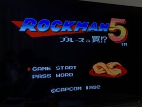 Mega Man 5 Famicom NES JAPAN