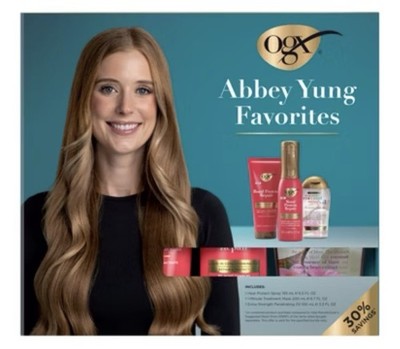 ogx Abbey Yung Favorites Hair products NIB Spray, Mask, Oil Treatments FREE SHIP
