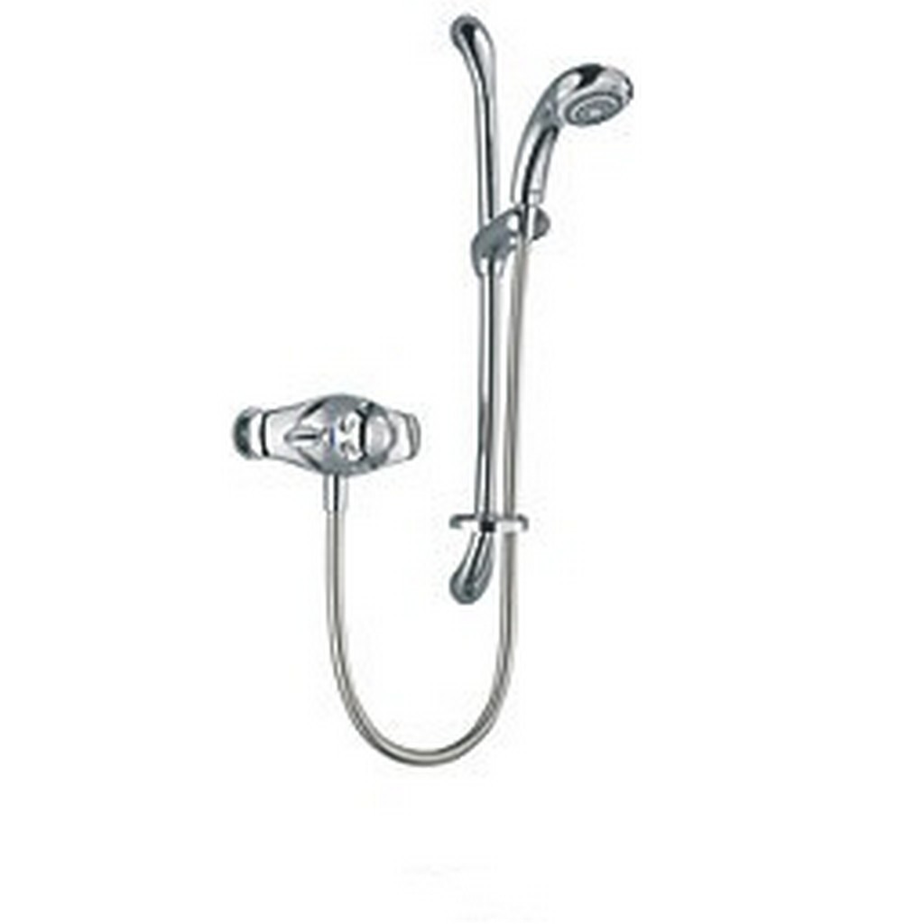 Mira Excel EV Exposed Variable Thermostatic Mixer Shower & Kit Chrome 1.1518.300