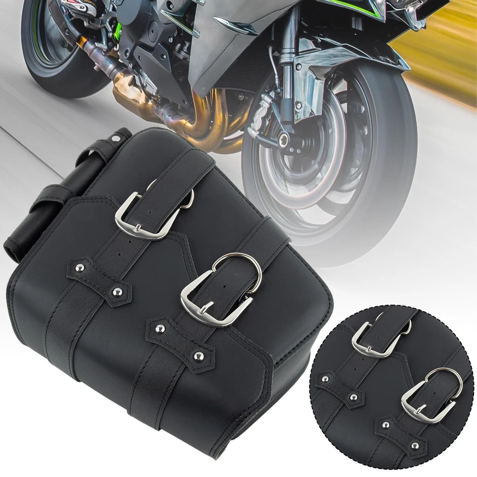 Black Saddlebag Made Left Saddlebag W/ side storage Replacement Series - Image 2 of 4