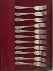 Godinger Silver Plated “Olde Bouquet” Flatware Set, 67 pcs w/ Wooden Case — photo 2