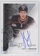 2013-14 SP Authentic Future Watch 227/999 Hampus Lindholm #287 Auto 0c3