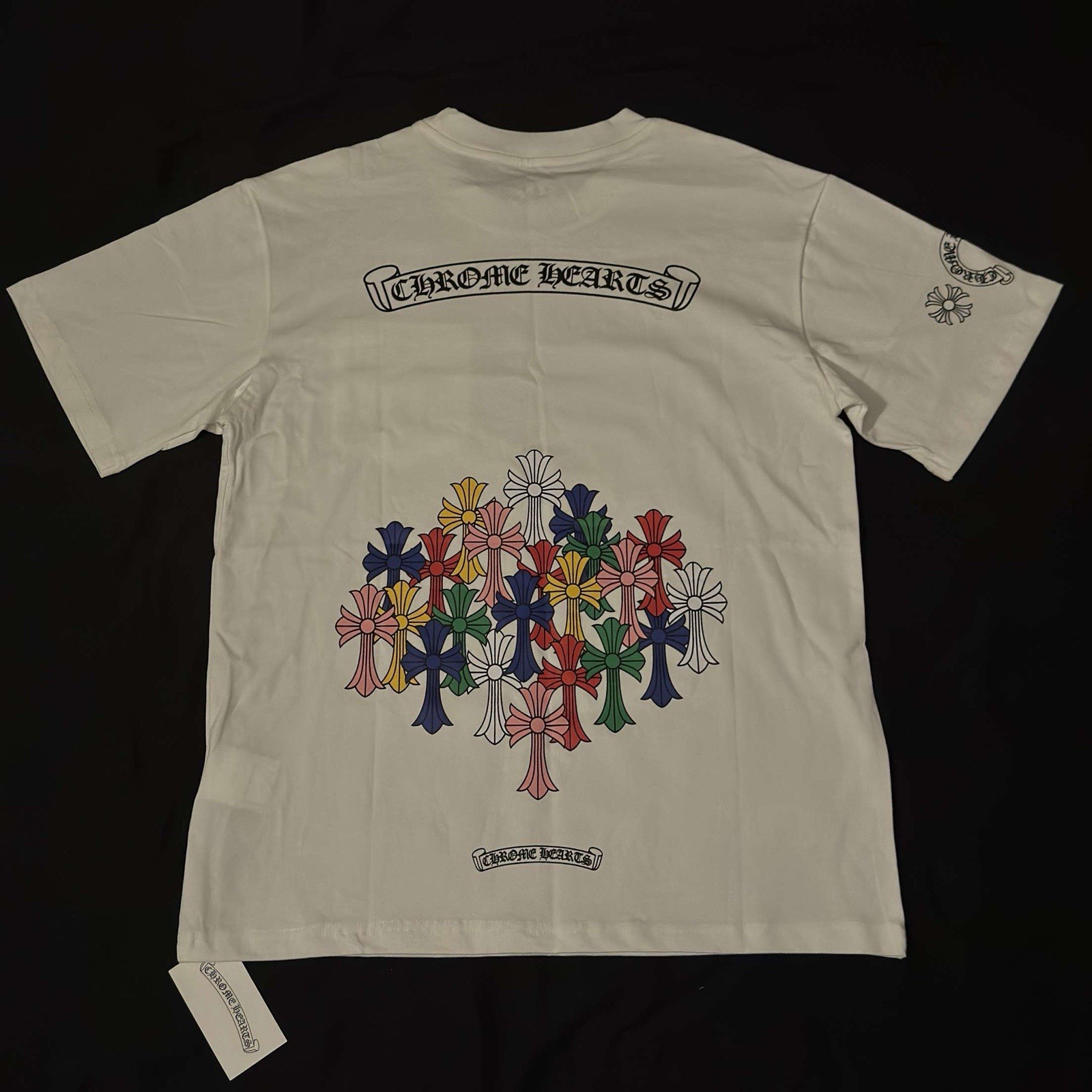 Chrome White Tshirt Size Small thumbnail 2
