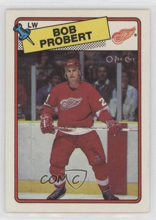 1988-89 O-Pee-Chee Bob Probert #181 0a4