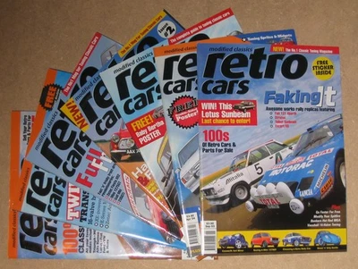 Retro Cars Magazines x 7. 2003 - 2004 - Image 1 of 4