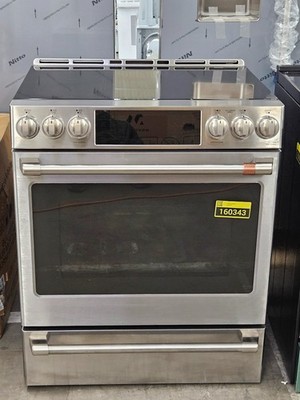 GE Cafe CHS900P2MS1 30'' Stainless Slide In 5 Element Induction Range NOB #160343