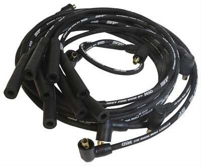 MSD Spark Plug Wires Street Fire 8.0mm Black Multi-Angle Fits Dodge Big Block