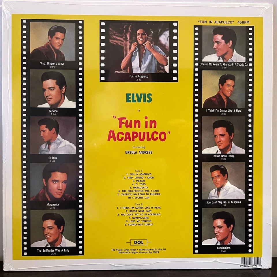 ELVIS PRESLEY - весело в Акапулько (цветной винил) - 12 "виниловая пластинка LP - запечатанный - Изображение 2 из 2