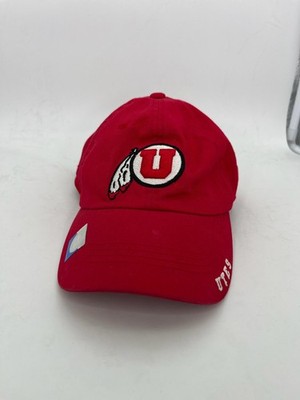 Utah Utes Hat Cap Strap Back Mens One Size Red NCAA Football College Team