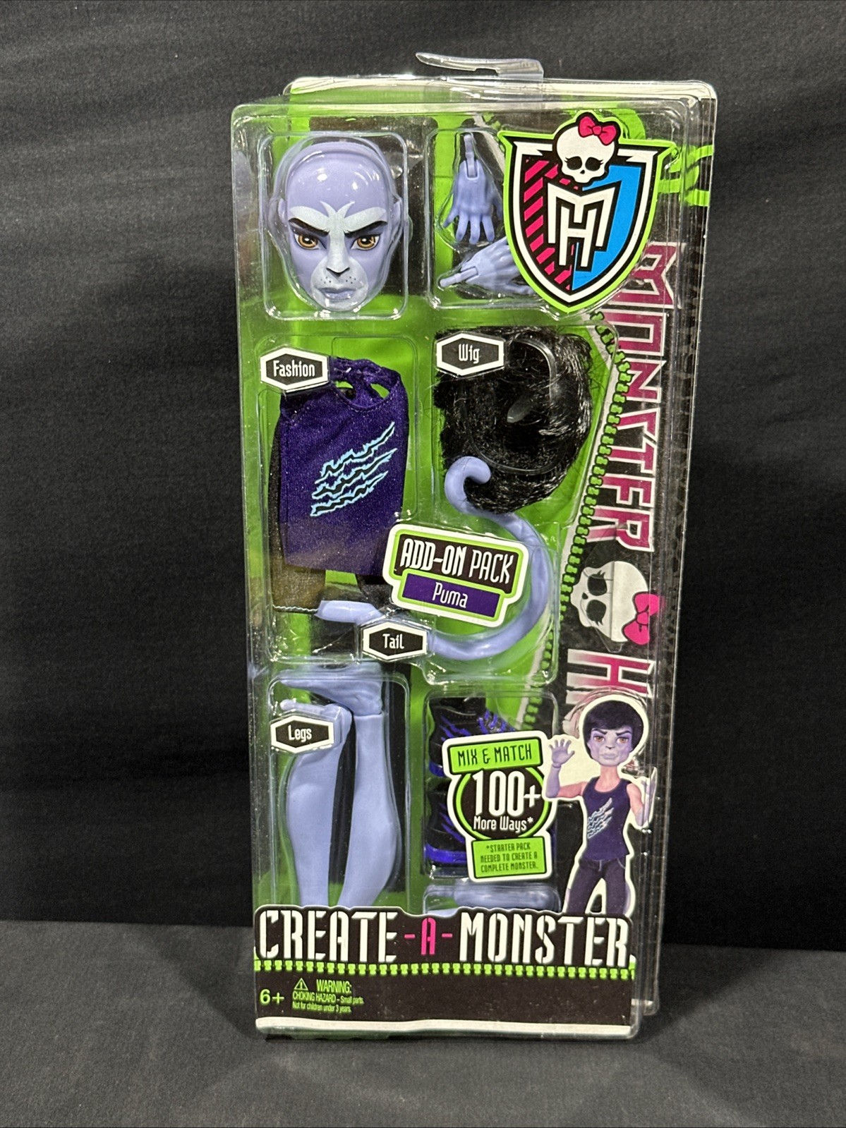 Monster High Create-a-Monster Add on Pack PUMA 2011
