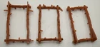 Teenage Mutant Ninja Turtles Empty Weapons Rack Lot 3x Vintage TMNT