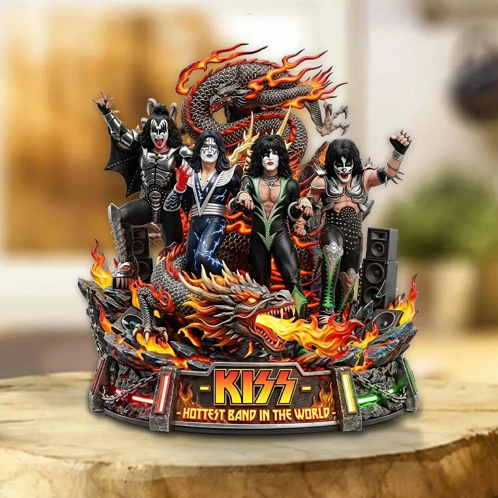 KISS Shape Acrylic Plaque