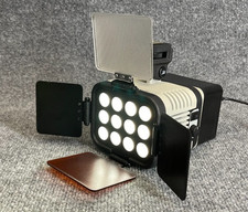 Dimmable LED Light 4 Detachable Barndoors Studio Video Photography Panel