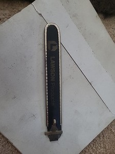 Vintage Executive Stainless Steel 45F Depth Gauge w/ Advertising Sleeve