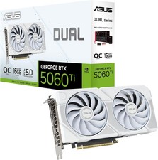 NEW ASUS Dual GeForce RTX 5060 Ti 16GB GDDR7 OC Edition White Graphics Card