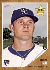 2011 Topps Heritage #417 Lucas May