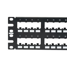 Panduit CPP48FMVNSWBLY 48 Port Flush Mount Patch Panel