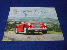 Original Austin Healey 100 Brochure Publication 1040 Fair Condition Original Austin Healey 100 Brochure Publication 1040 Fair Condition