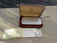 VINTAGE 1930'S ROLLS RAZOR THE TRAVELER ORIG BOX handle paperwork no blades