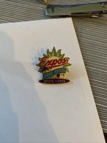 1997 Montreal Expos Spring Training Pin MLB logo Jupiter, Florida-Rare Pin - Picture 2 of 3