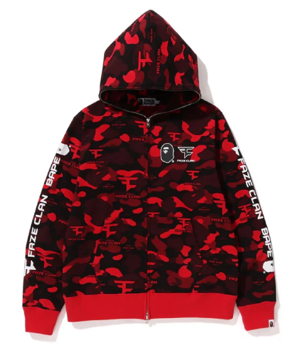 Sweat Aape By A Bathing Ape X Metallica – Motif Skull Rouge, Coton, Taille XL, Occasion Très Bon état