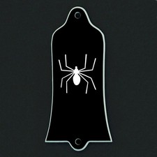 GUITAR TRUSS ROD COVER - Engraved Etched - Fits USA GIBSON - SPIDER Black