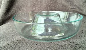 VINTAGE PYREX FRANCE, 10 INCH BUNDT PAN RING OR JELL-O MOLD