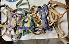 Well-used bunch of Western Horse Bridle - Lot of SIX