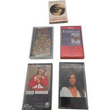 Cassette Tape Lot of 5 Robert Palmer Carly Simon Ice Castles Mixed Artists